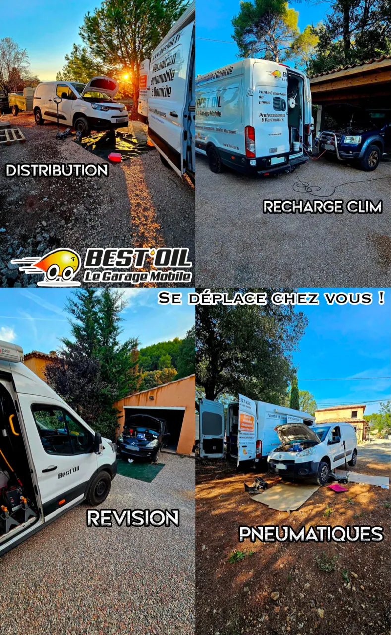 BEST’OIL, LE GARAGE QUI SE DÉPLACE À VOUS 🏠