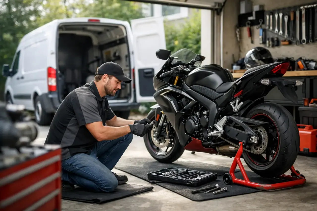 Créer son activité de mécanique moto à domicile