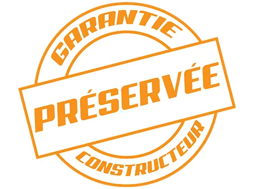 Garantie constructeur préservée*