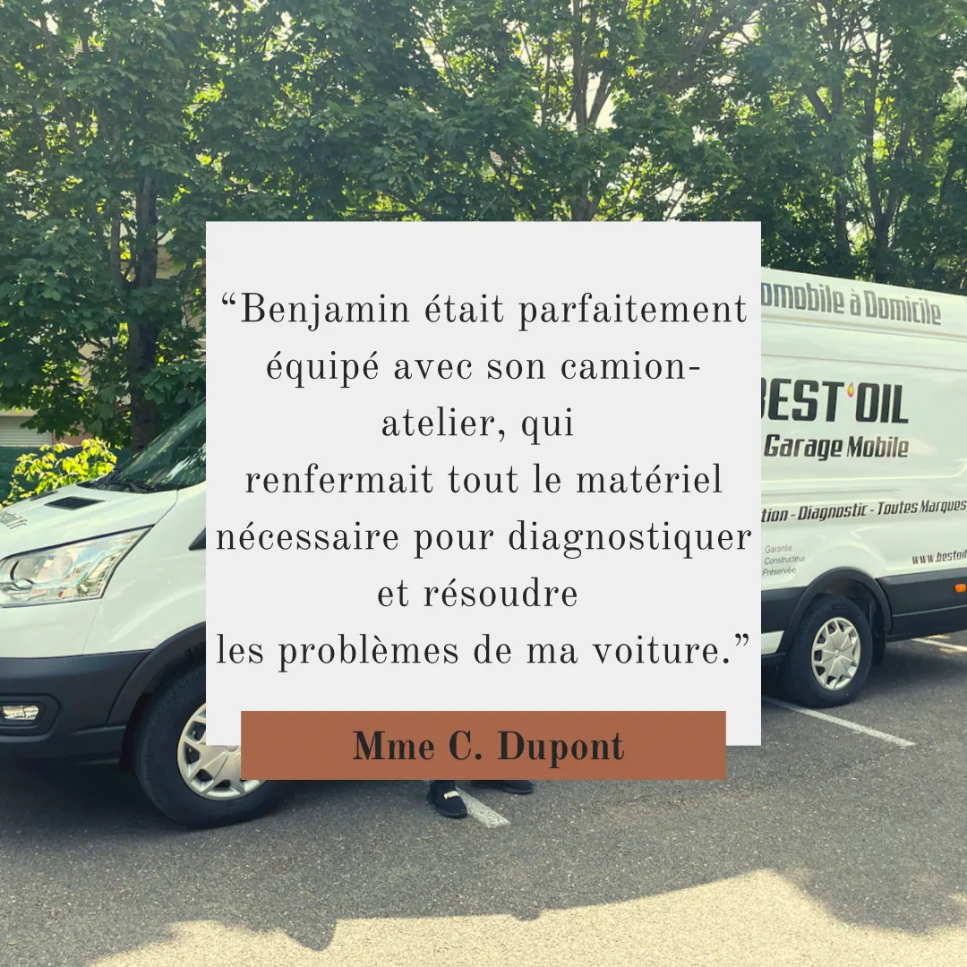 Témoignage de Madame Dupont : Une expérience exceptionnelle avec Best’Oil 👨🏻‍🔧