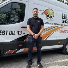 Jason Péroni, mécanicien Best’Oil à Pont-Salomon
