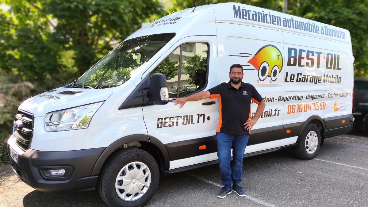 BEST'OIL® Révision auto et entretien de votre voiture à domicile Le réseau  de garages mobiles s'installe en Charente-Maritime (17) 