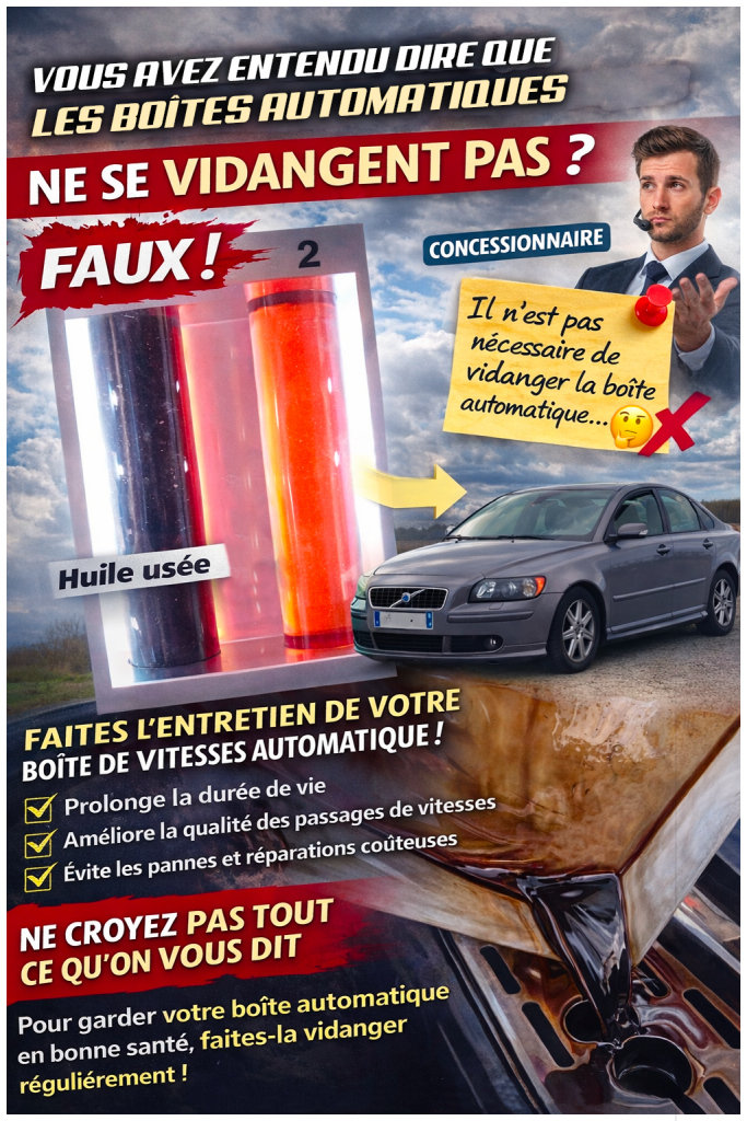 Pourquoi vidanger sa boîte automatique, conseils et précisions.