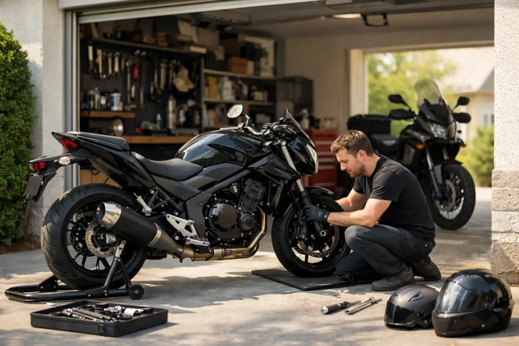 Garage moto à domicile, vraie opportunité ?