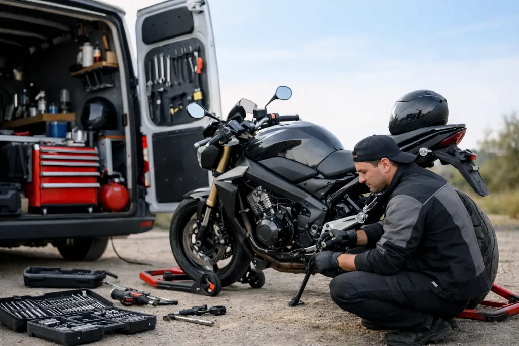 Comment lancer un atelier mobile moto