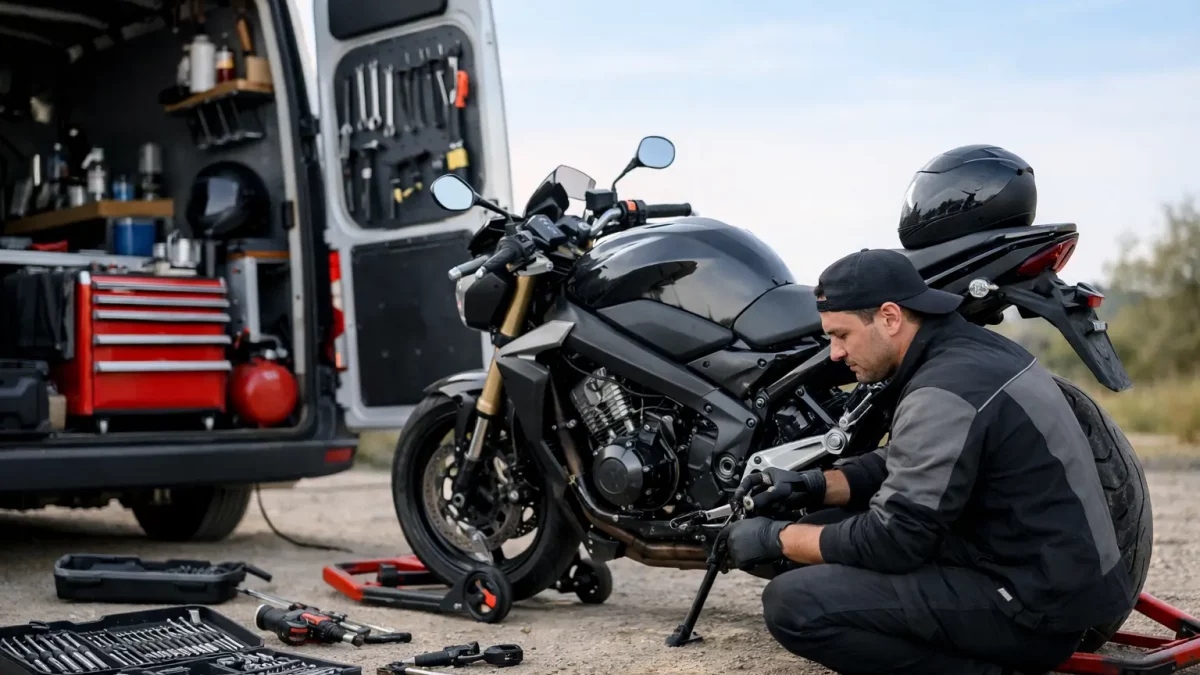 Comment lancer un atelier mobile moto