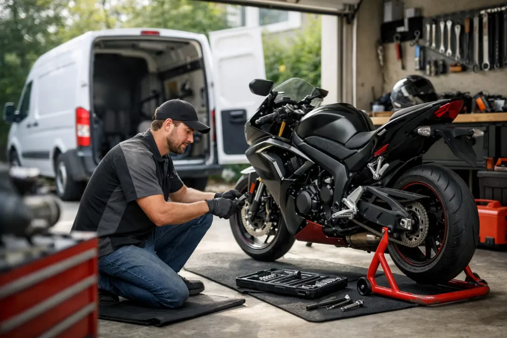 Créer son activité de mécanique moto à domicile