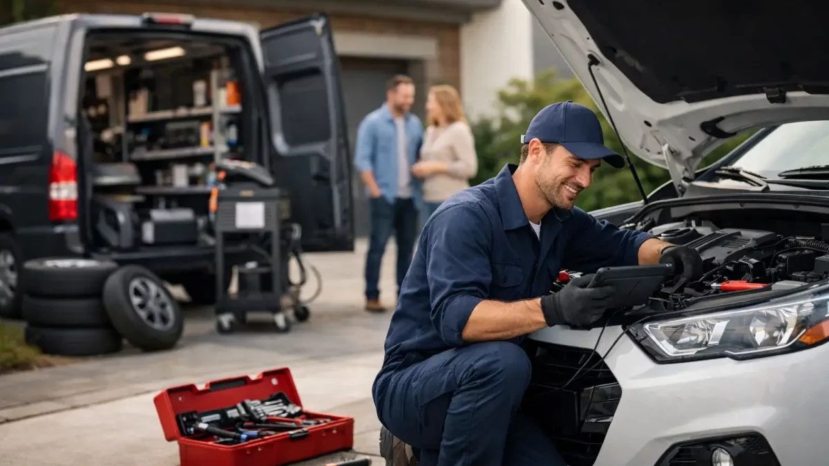 Meilleurs services auto à domicile en 2026