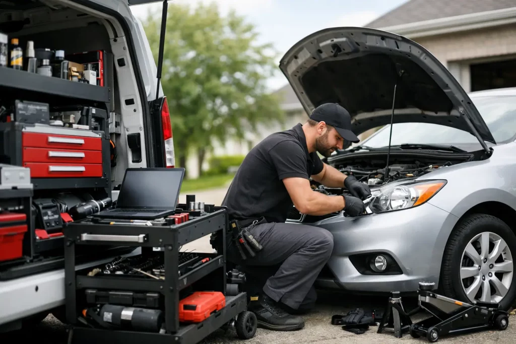 Réparation auto à domicile : créez votre garage mobile