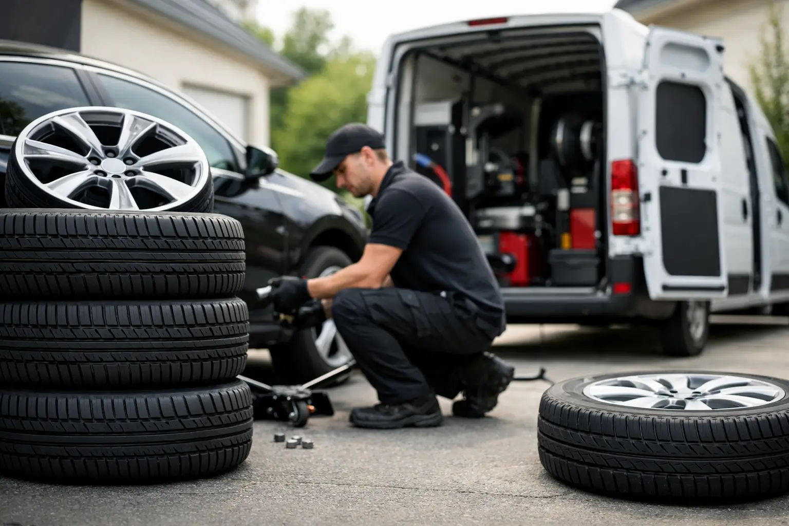 Comment vendre des pneus à domicile efficacement