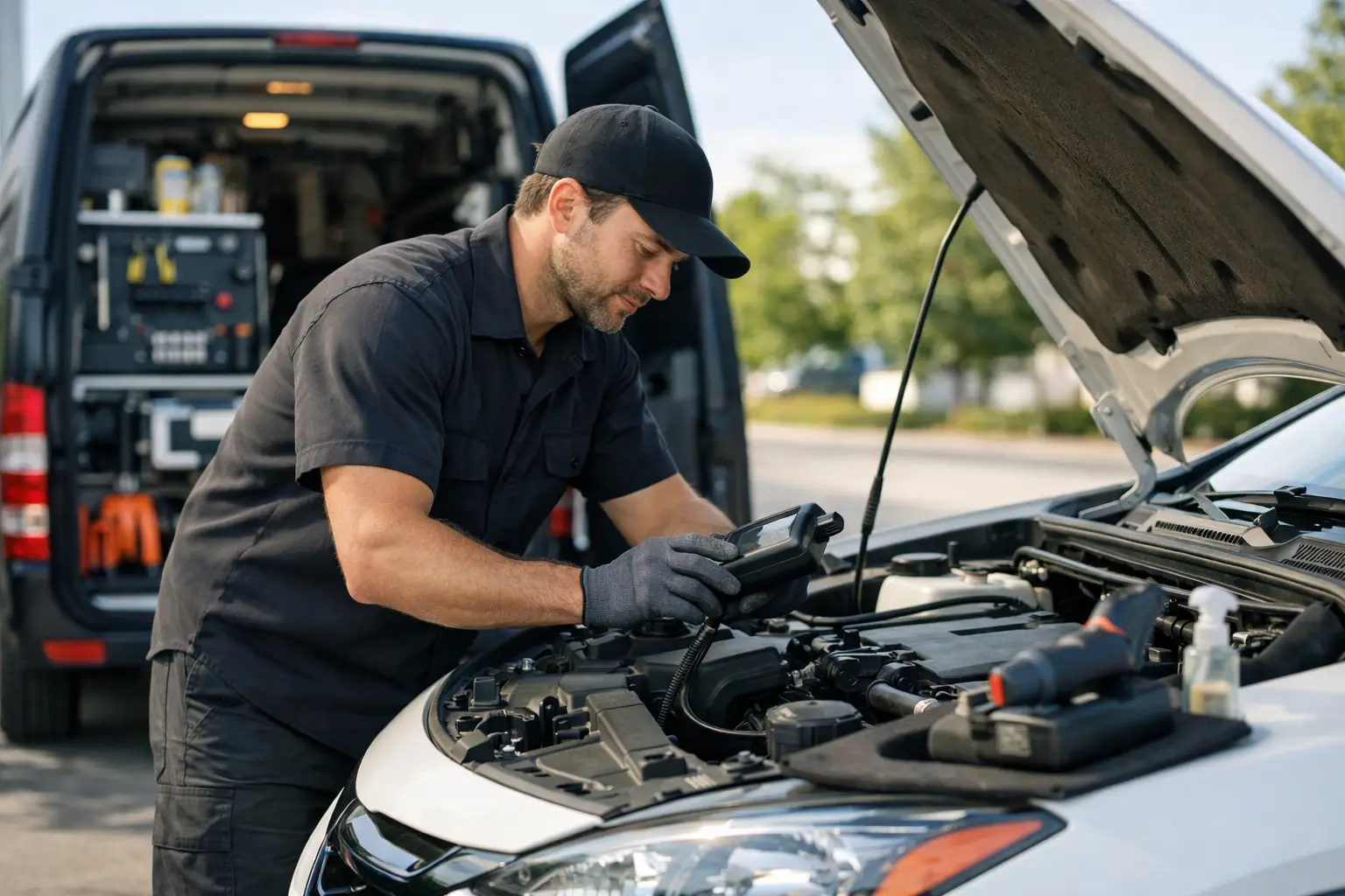 Innovation entretien automobile en mode mobile
