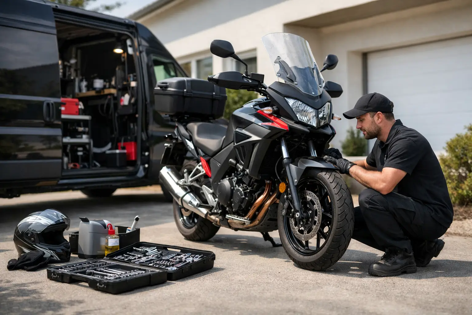 Révision moto domicile : un marché qui avance
