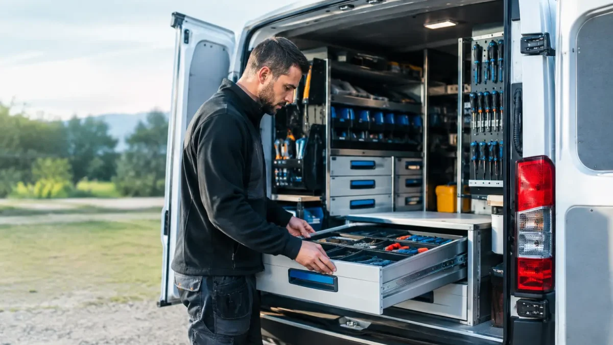 Préparer un véhicule atelier mobile efficacement