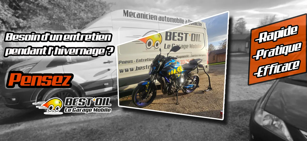 Hivernage de votre Moto : Faites Confiance à Best’Oil !