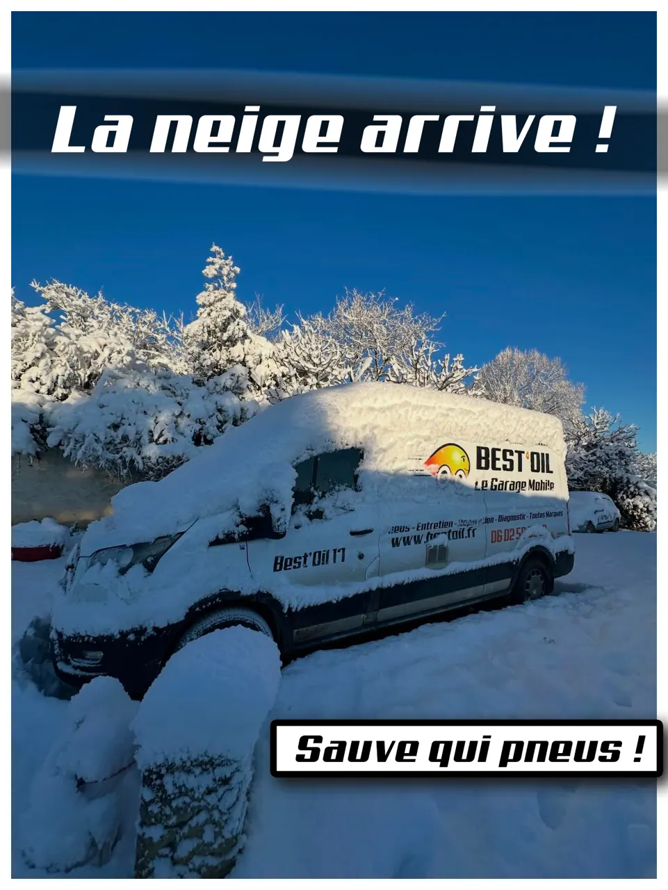 LA NEIGE ARRIVE
