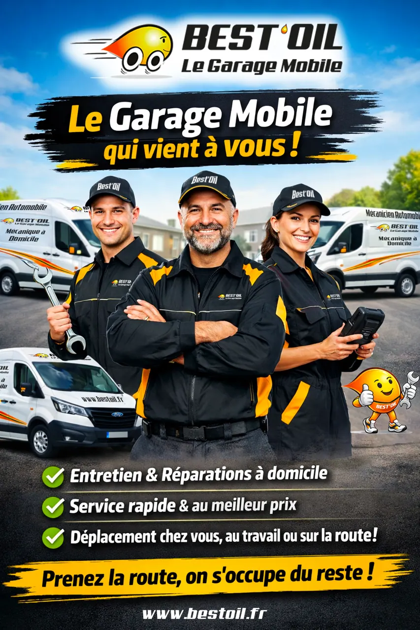 LE GARAGE MOBILE QUI VIENT À VOUS !