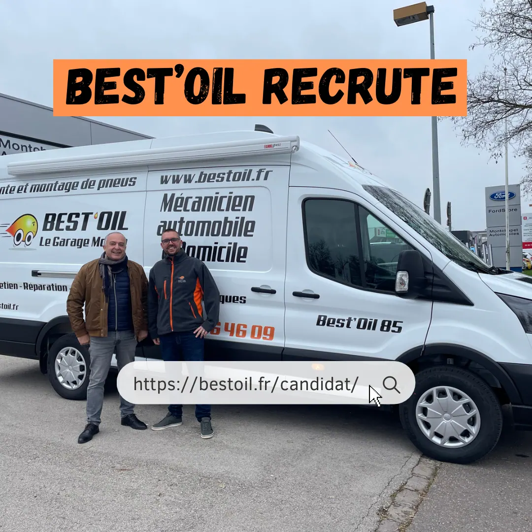 Mécanique à domicile : BEST’OIL RECRUTE