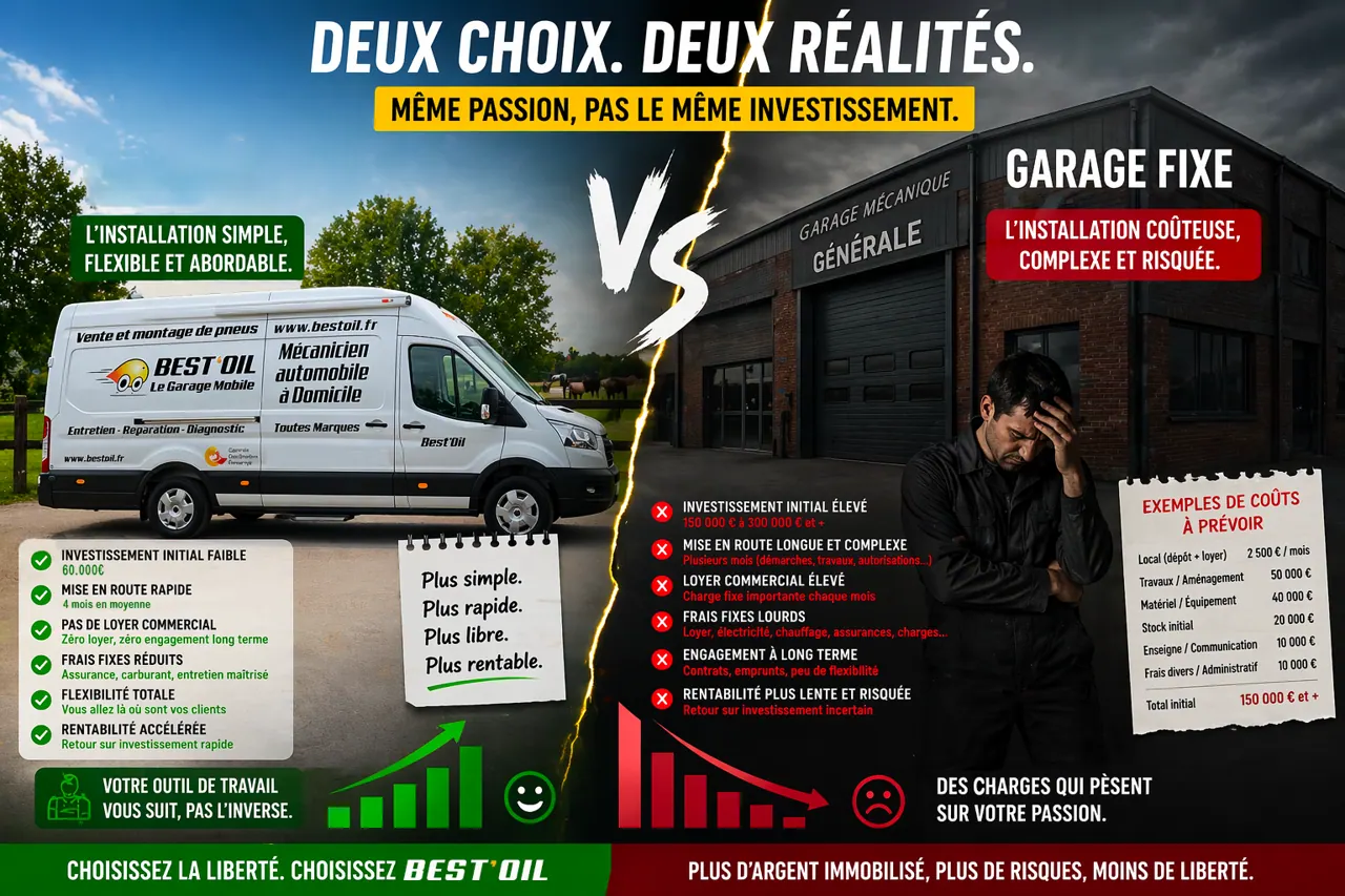 Vous installez en garage ?